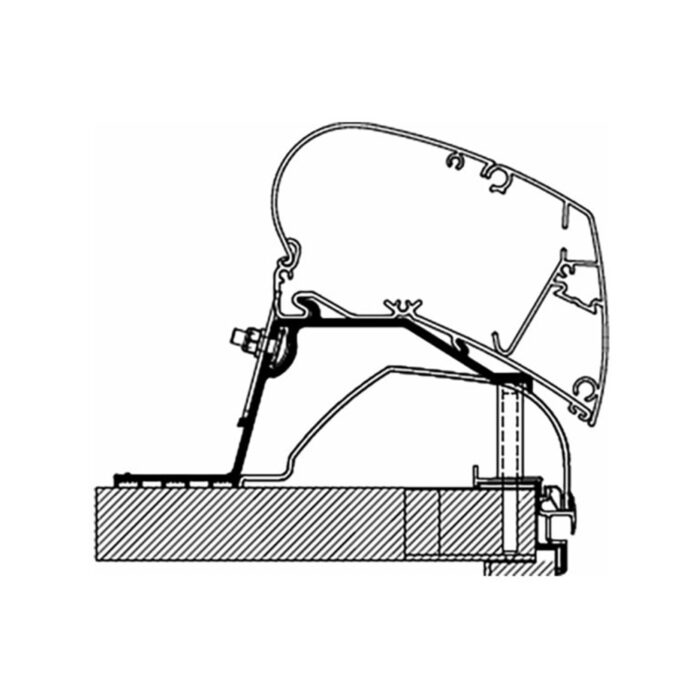 Thule 6300 Tavan Montaj Braketi (Adria) - Görsel 2