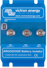 Argodiode 180-3AC 3 batteries 180A
FET Isolators with alternator energize input