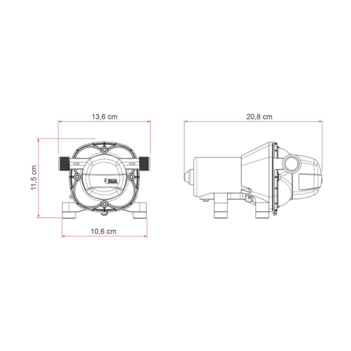 AQUA F HİDROFOR 13 LT 12V - Görsel 5