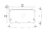 Babarvy 90x50cm 90° Amortisörlü Karavan Camı / Pencere - Görsel 9