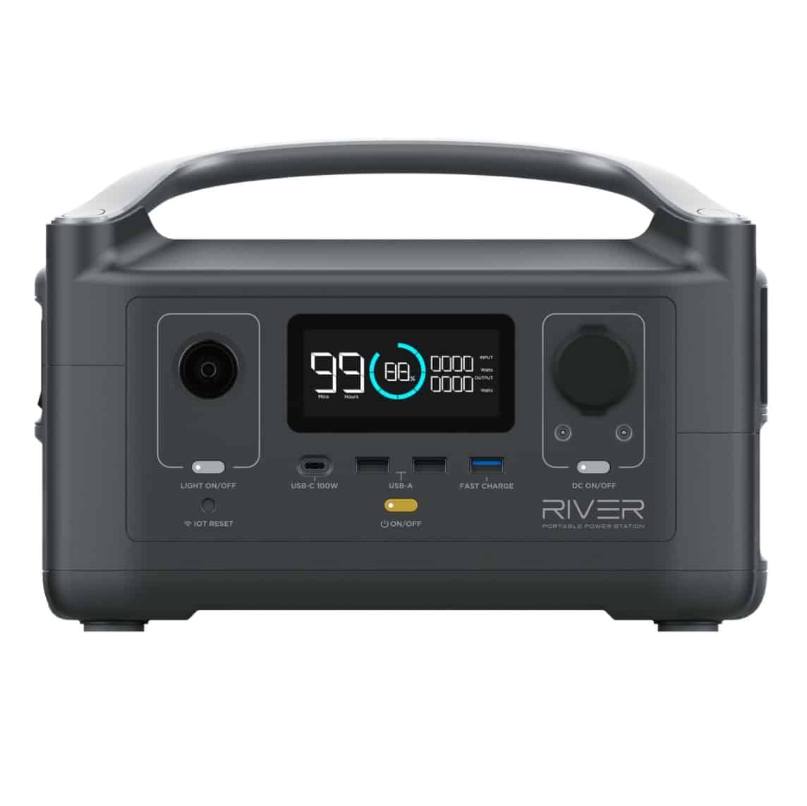 EcoFlow-RIVER-288Wh-Kapasiteli-Portatif-Guc-Istasyonu1 EcoFlow RIVER 288Wh Kapasiteli Portatif Güç İstasyonu - Görsel 1
