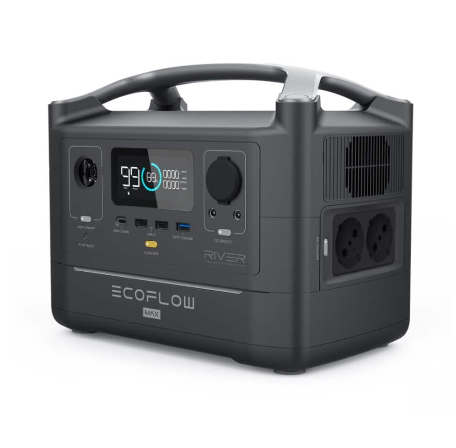 EcoFlow-RIVER-Max-576Wh-Kapasiteli-Portatif-Guc-Istasyo1 EcoFlow RIVER Max 576Wh Kapasiteli Portatif Güç İstasyonu - Görsel 1