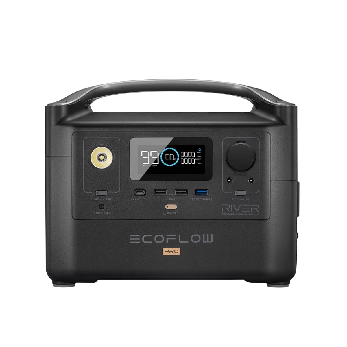 EcoFlow River Pro 720W200A Kapasiteli Güç İstasyonu EcoFlow RIVER Pro 720Wh Kapasiteli Portatif Güç İstasyonu - Görsel 1