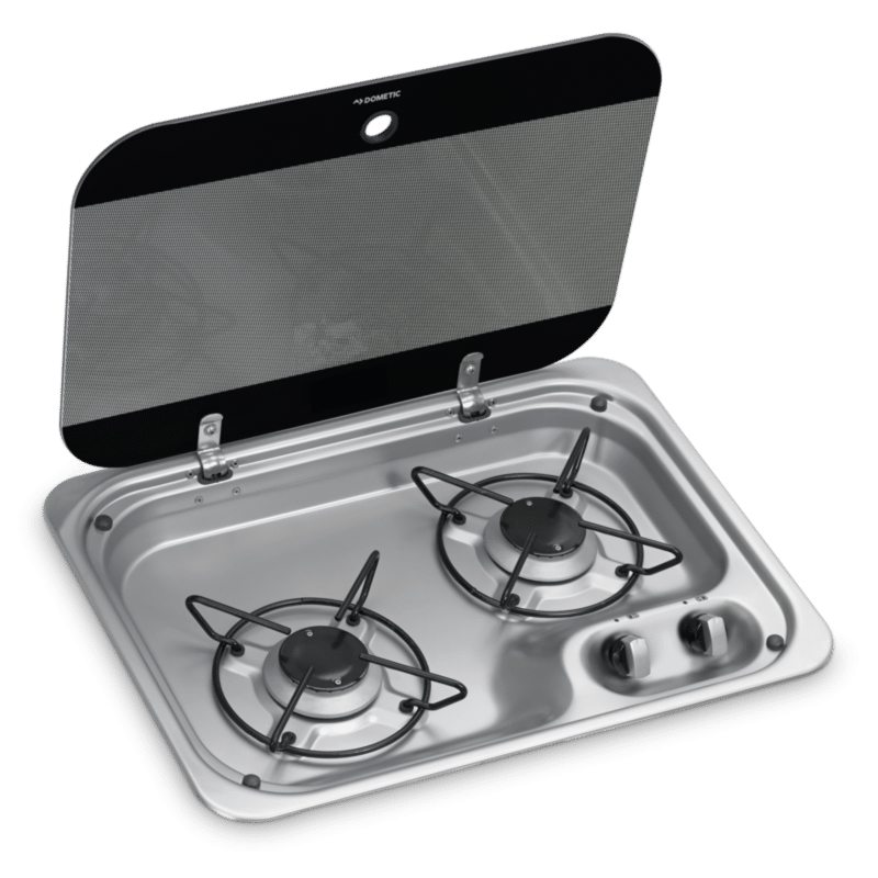 HBG-2335-1-1 Dometic HBG 2335 – İki Gözlü Karavan Gazlı Ocak - Görsel 1