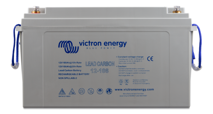 Lead Carbon Battery 12V/106Ah (M8) - Görsel 2