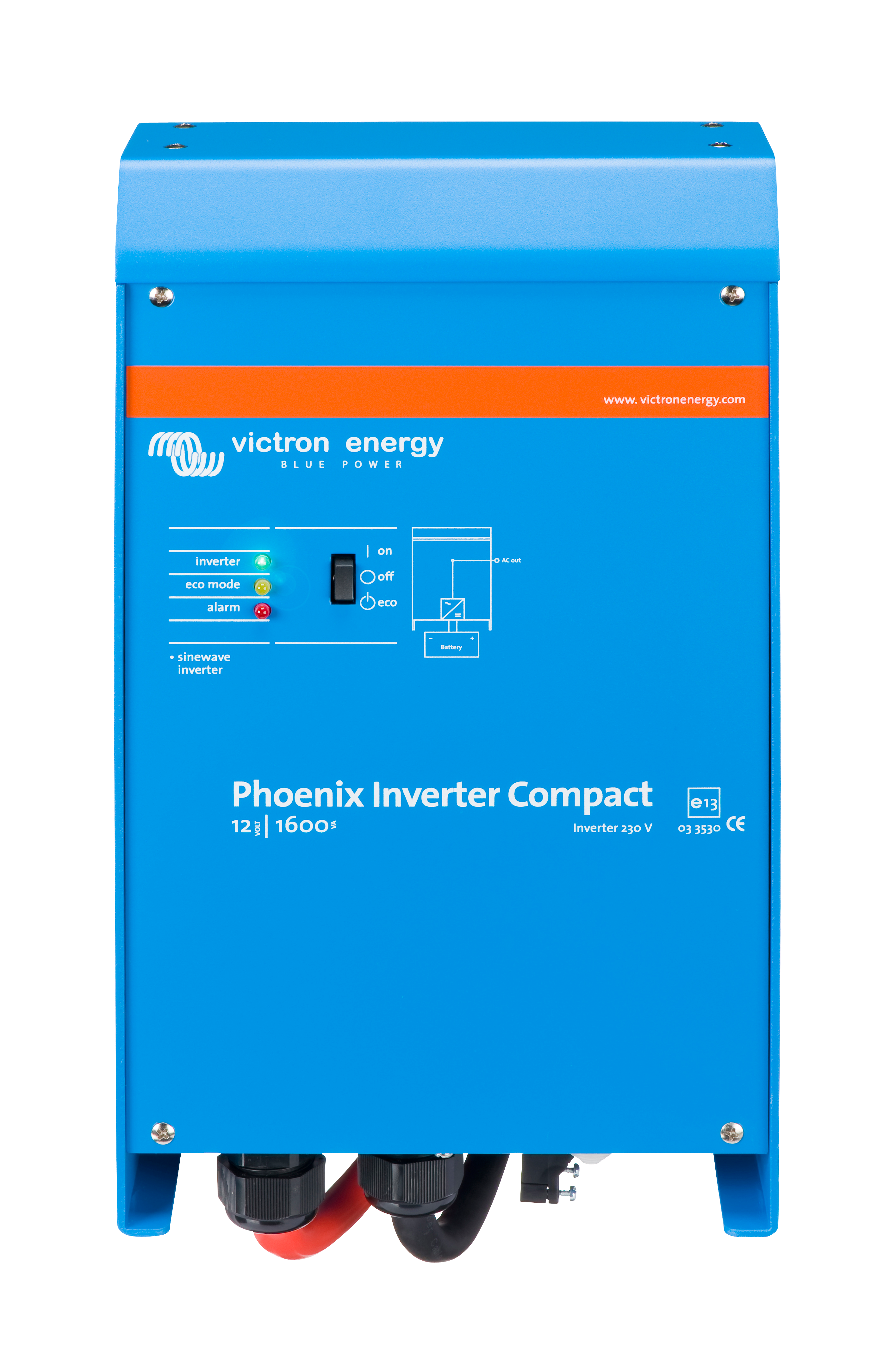 Phoenix-Inverter-Compact-12V-1600VA-front Phoenix Inverter C 24/1600 - Görsel 1