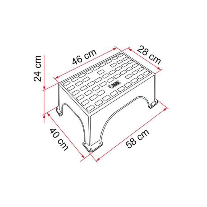 Fiamma Step Magnum - Plastik Giriş Adım Basamağı - Görsel 2