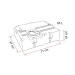 Fiamma 70 Litre Temiz Su Tankı (Mavi) - Görsel 2