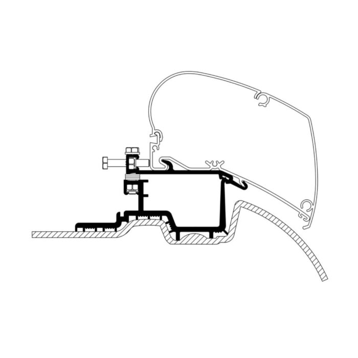 Thule Sprinter Crafter Tavan Braketi - Görsel 2