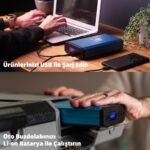 Acopower X230 14.8Volt 13Amper Li-ion Yedek Buzdolabı Aküsü + Powerbank + LED Lamba - Görsel 6