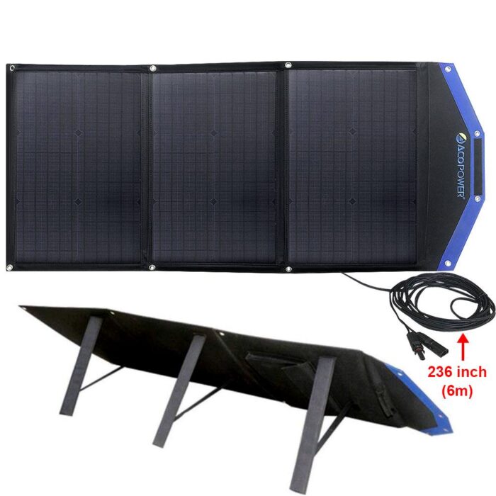 Acopower AP3XSP 3x30Watt Çanta Tipi Katlanabilir Güneş Enerji Paneli - Görsel 2