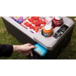 Acopower VX28 12/24/220Volt Akülü/Kablolu 28Litre Kompresörlü Outdoor Oto Buzdolabı + Powerbank + LED Lamba - Görsel 6