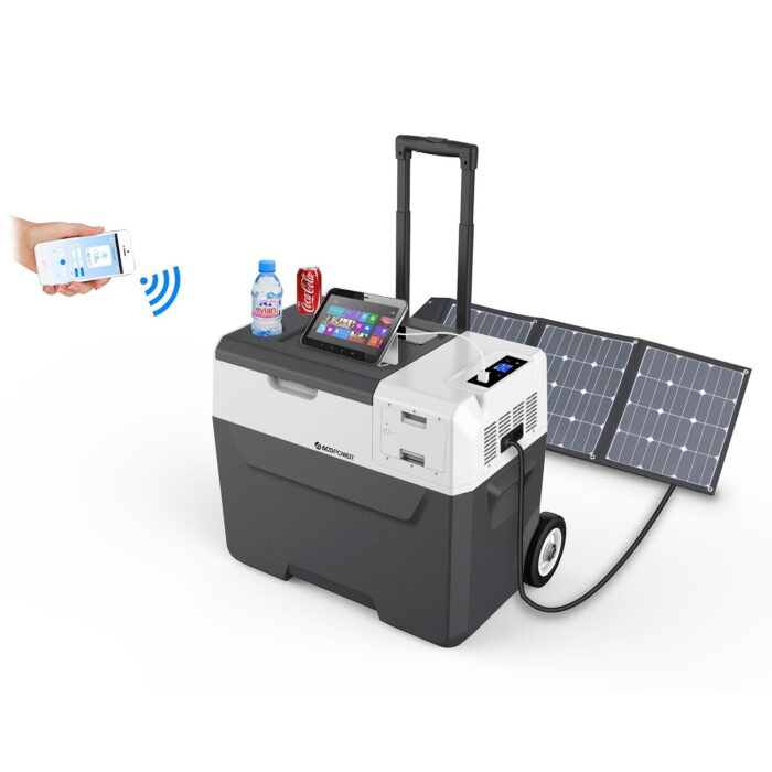 Acopower X40A 12/24/220Volt Akülü/Kablolu 40Litre Kompresörlü Outdoor Oto Buzdolabı - Görsel 7