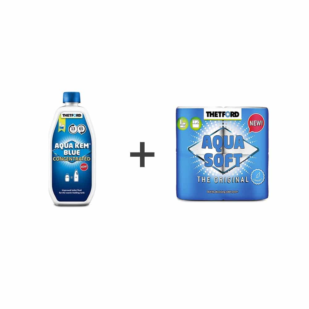 bluetuvaletkagidi Aqua Blue Kem Konsantre - Aqua Soft - Görsel 1