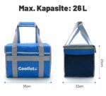 Coolist CL26B 26 Litre Katlanabilir Termos Bez Çanta / Buzluk - Görsel 3