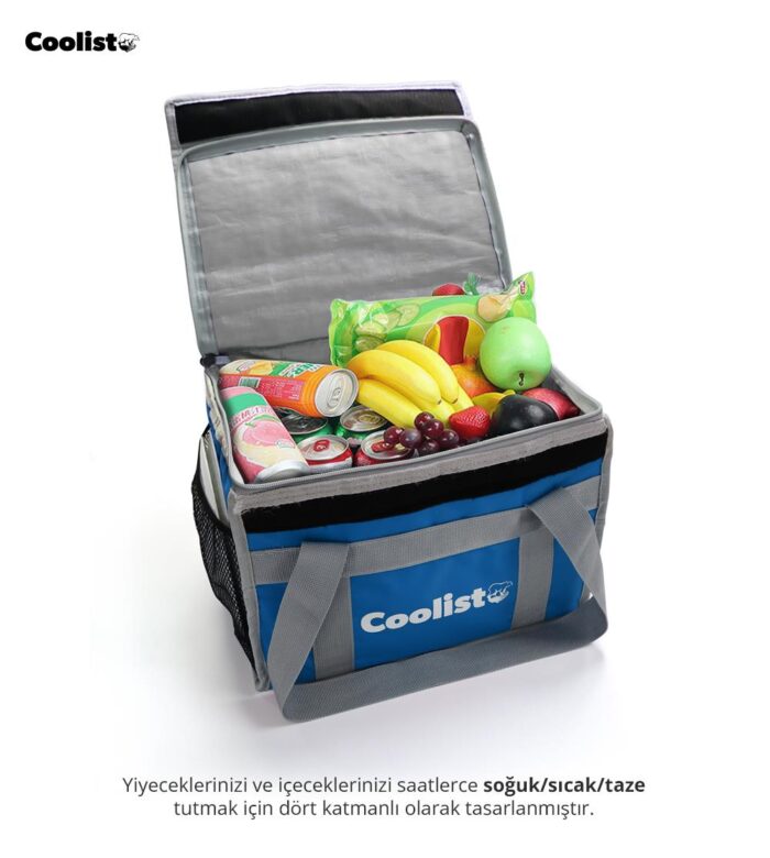 Coolist CL26B 26 Litre Katlanabilir Termos Bez Çanta / Buzluk - Görsel 6