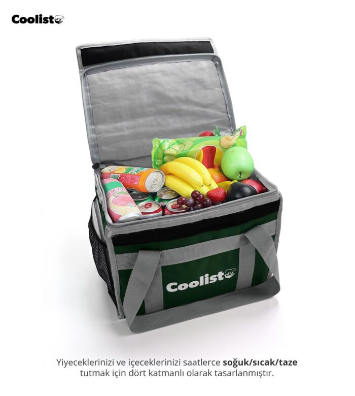 Coolist CL26G 26 Litre Katlanabilir Termos Bez Çanta / Buzluk - Görsel 6