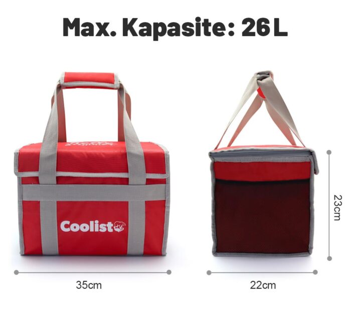Coolist CL26R 26 Litre Katlanabilir Termos Bez Çanta / Buzluk - Görsel 3