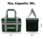 Coolist CL36G 36 Litre Katlanabilir Termos Bez Çanta / Buzluk - Görsel 3