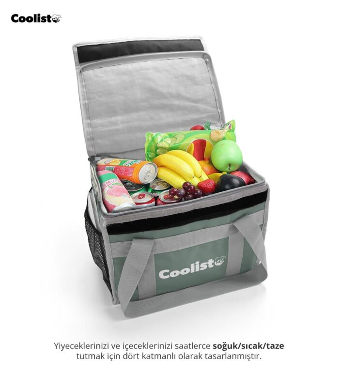 Coolist CL36LG 36 Litre Katlanabilir Termos Bez Çanta / Buzluk - Görsel 6
