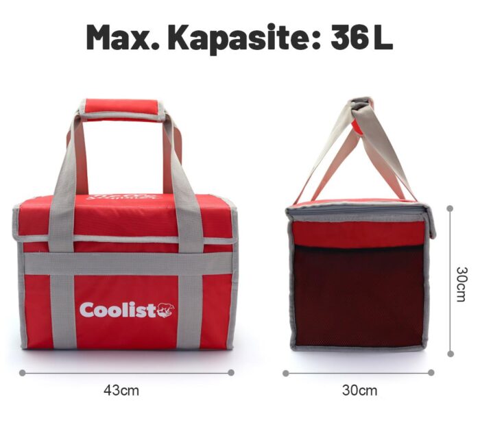 Coolist CL36R 36 Litre Katlanabilir Termos Bez Çanta / Buzluk - Görsel 3