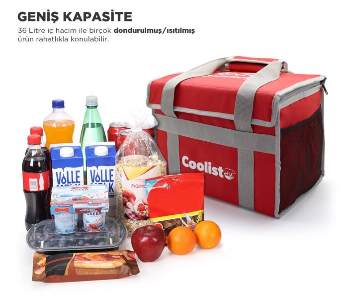 Coolist CL36R 36 Litre Katlanabilir Termos Bez Çanta / Buzluk - Görsel 7