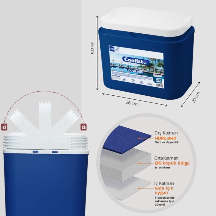 Coolist CLB10 10 Litre Buzluk - Görsel 10