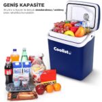Coolist CLT18 12Volt/220Volt AC/DC 18 Litre Sıcak/Soğuk Oto Buzdolabı - Görsel 2