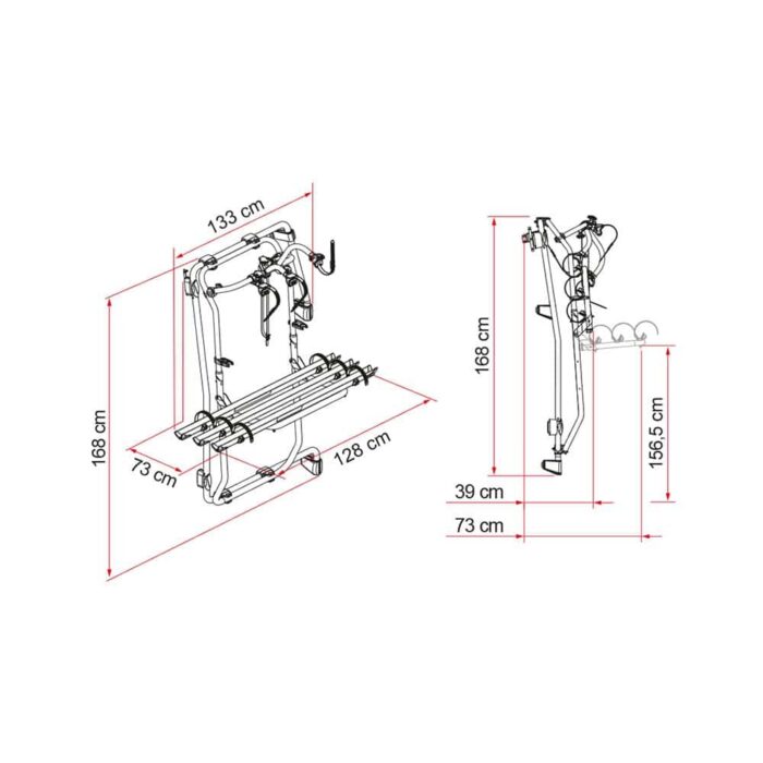 Fiamma Frame Crafter 3 Bikes - Görsel 2