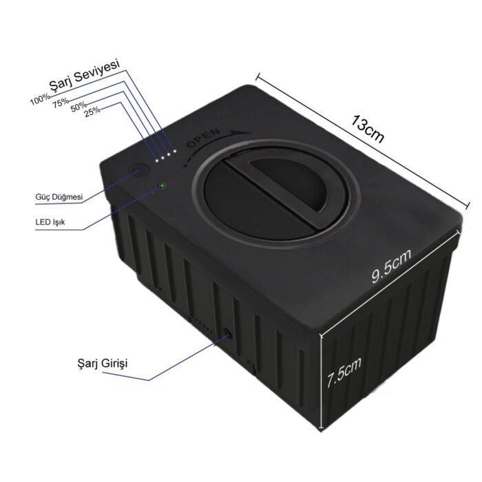 ICECO MCD95K 10.8Volt 17.4Ah. Li-ion Yedek Buzdolabı Aküsü - Görsel 4