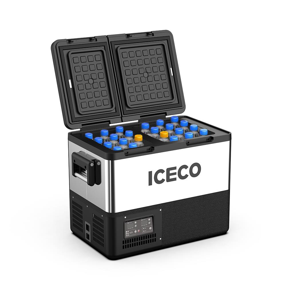 iceco-tcd55-12-24volt-55-litre-cift-bolmeli-outdoor-kompresorlu-oto-buzdolabi-dondurucu-17653 ICECO TCD55 12/24Volt 55 Litre Çift Bölmeli Outdoor Kompresörlü Oto Buzdolabı/Dondurucu - Görsel 1