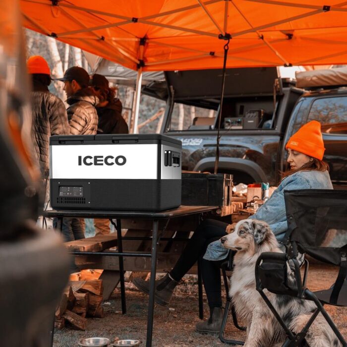 ICECO TCD55 12/24Volt 55 Litre Çift Bölmeli Outdoor Kompresörlü Oto Buzdolabı/Dondurucu - Görsel 7