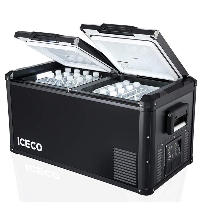 ICECO VL90PROD 12/24Volt 220Volt 90 Litre Çift Bölmeli Outdoor Kompresörlü Oto Buzdolabı/Dondurucu - Görsel 2