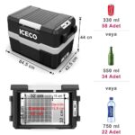 ICECO YCD45S 12/24Volt 43 Litre Outdoor Kompresörlü Oto Buzdolabı - Görsel 10