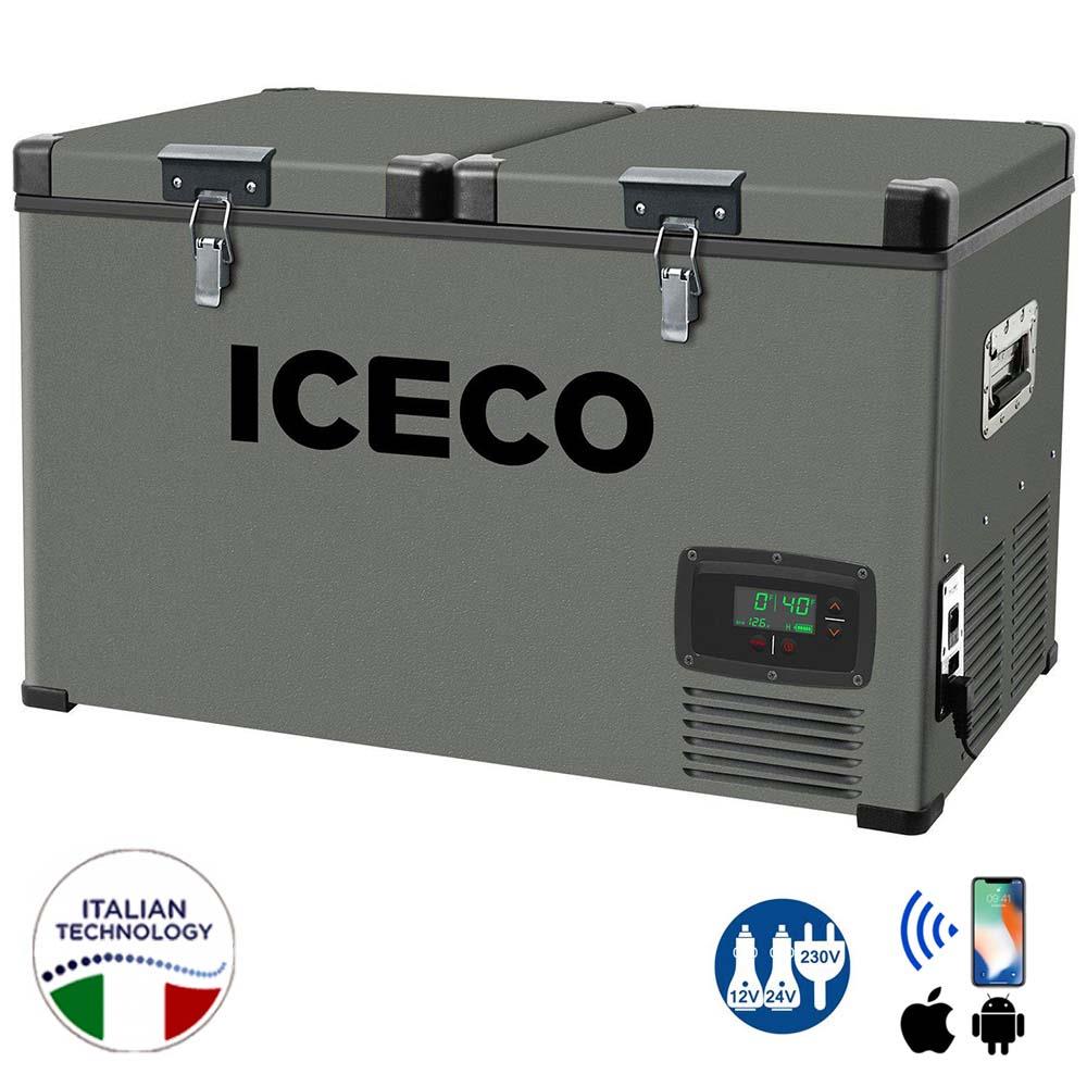 iceco-ycd90-12-24volt-220volt-90-litre-cift-bolmeli-outdoor-kompresorlu-oto-buzdolabi-dondurucu-12113 ICECO YCD90 12/24Volt 220Volt 90 Litre Çift Bölmeli Outdoor Kompresörlü Oto Buzdolabı/Dondurucu - Görsel 1