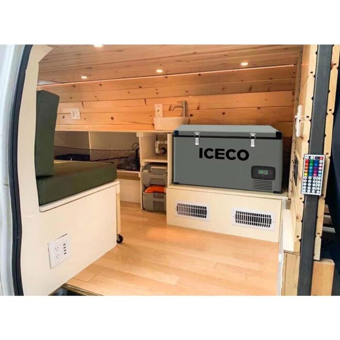 ICECO YCD99 12/24Volt 220Volt 99 Litre Tek Bölmeli Outdoor Kompresörlü Oto Buzdolabı/Dondurucu - Görsel 5