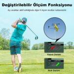 KOBB KBL1000 1Km Profesyonel Optik Dürbünlü Golf Lazer Metre + Hız Tespit Cihazı - Görsel 6