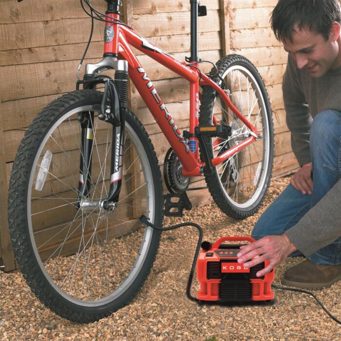 KOBB KB300 12Volt/220Volt 160 PSI Dijital Basınç Göstergeli Lastik & Yatak Şişirme Pompası - Görsel 7