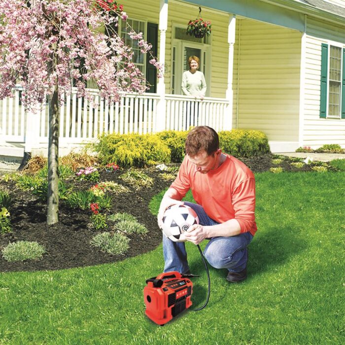 KOBB KB300 12Volt/220Volt 160 PSI Dijital Basınç Göstergeli Lastik & Yatak Şişirme Pompası - Görsel 8
