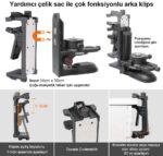 KOBB KBL10SET Mıknatıslı Hassas Ayarlanabilir Lazer Hizalama Aparatı + Mıknatıslı Lazer Hizalama Sabitleme Aparatı - Görsel 10