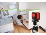 KOBB KBL92GTP 30 Metre Profesyonel Yatay ve Dikey Otomatik Hizalamalı Yeşil Çapraz Çizgi Lazer, 2 Noktalı Şakül Lazer Distomat + Mini Tripod + Tripod - Görsel 4