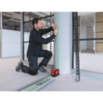 KOBB KBL92GTP 30 Metre Profesyonel Yatay ve Dikey Otomatik Hizalamalı Yeşil Çapraz Çizgi Lazer, 2 Noktalı Şakül Lazer Distomat + Mini Tripod + Tripod - Görsel 8