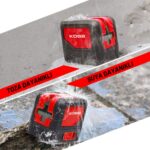 KOBB KBL92GTP 30 Metre Profesyonel Yatay ve Dikey Otomatik Hizalamalı Yeşil Çapraz Çizgi Lazer, 2 Noktalı Şakül Lazer Distomat + Mini Tripod + Tripod - Görsel 10