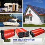 KOBB KBN1000 12V/220V 1000Watt Tam Sinüs Dönüştürücü İnvertör - Görsel 7