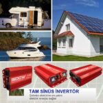 KOBB KBN1500 12V/220V 1500Watt Tam Sinüs Dönüştürücü İnvertör - Görsel 8