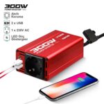 KOBB KBN300 12V/220V 300Watt Modifiye Sinüs Dönüştürücü İnvertör - Görsel 2