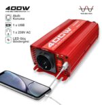 KOBB KBN400 12V/220V 400Watt Tam Sinüs Dönüştürücü İnvertör - Görsel 2