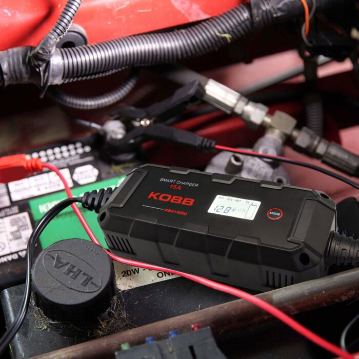 KOBB KBS15000 6V/12V/24V 300A Akıllı Dijital Akü Şarj ve Akü Bakım/Desülfatör - Görsel 3