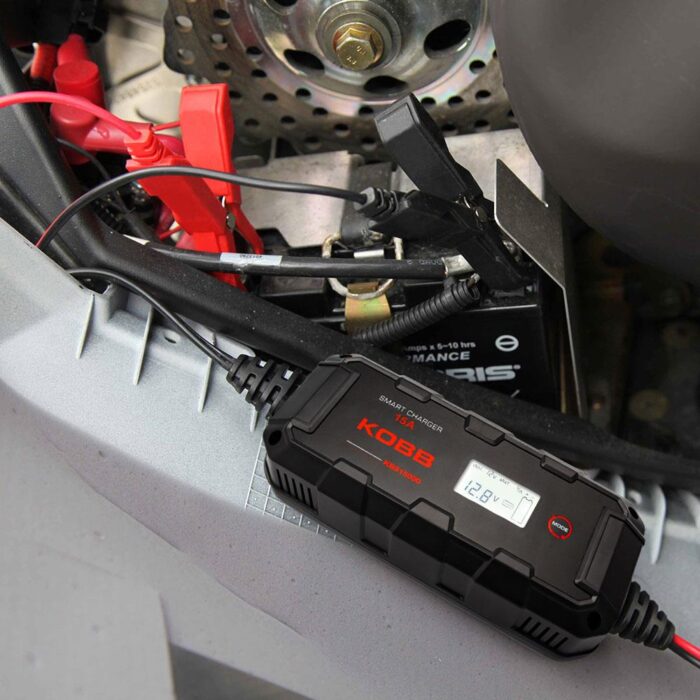 KOBB KBS15000 6V/12V/24V 300A Akıllı Dijital Akü Şarj ve Akü Bakım/Desülfatör - Görsel 4