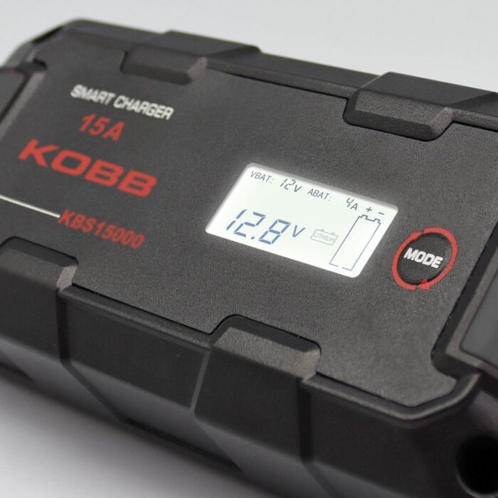 KOBB KBS15000 6V/12V/24V 300A Akıllı Dijital Akü Şarj ve Akü Bakım/Desülfatör - Görsel 6